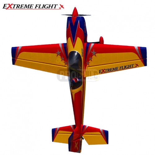 EF 60" Extra 300 V2 Canopy- Yellow/Red/Blue Scheme